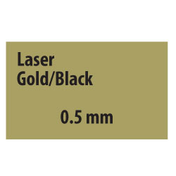 Laser Gold/Black 0.5 mm